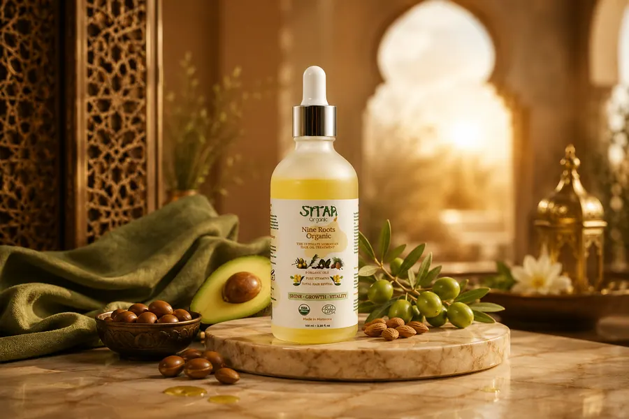 Nine Roots Organic complete oil ritual visual